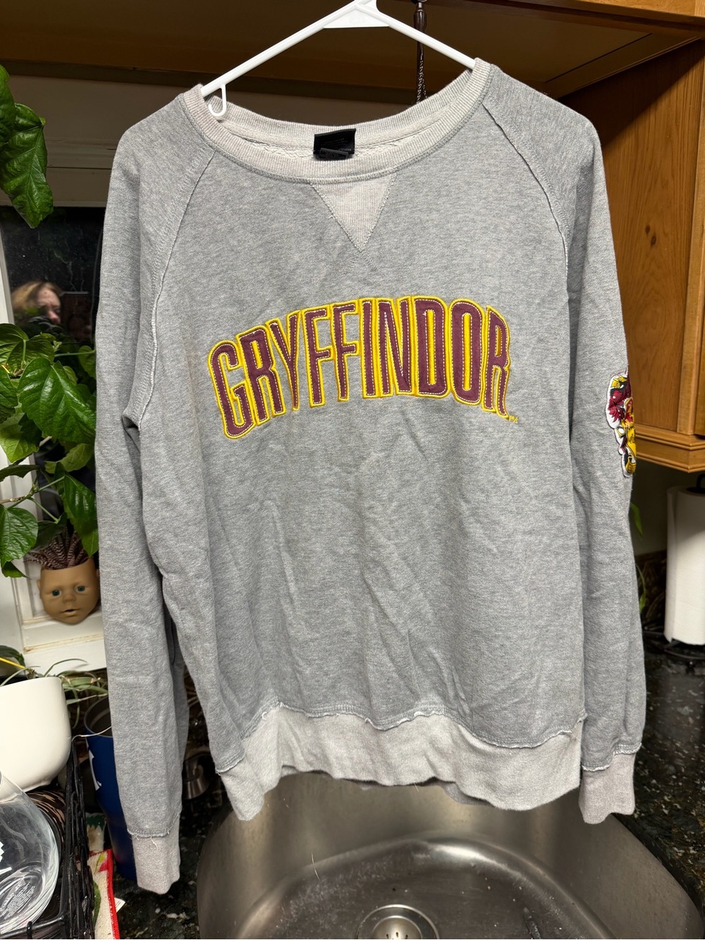 Men’s Harry Potter Gryffindor pull over sweatshirt